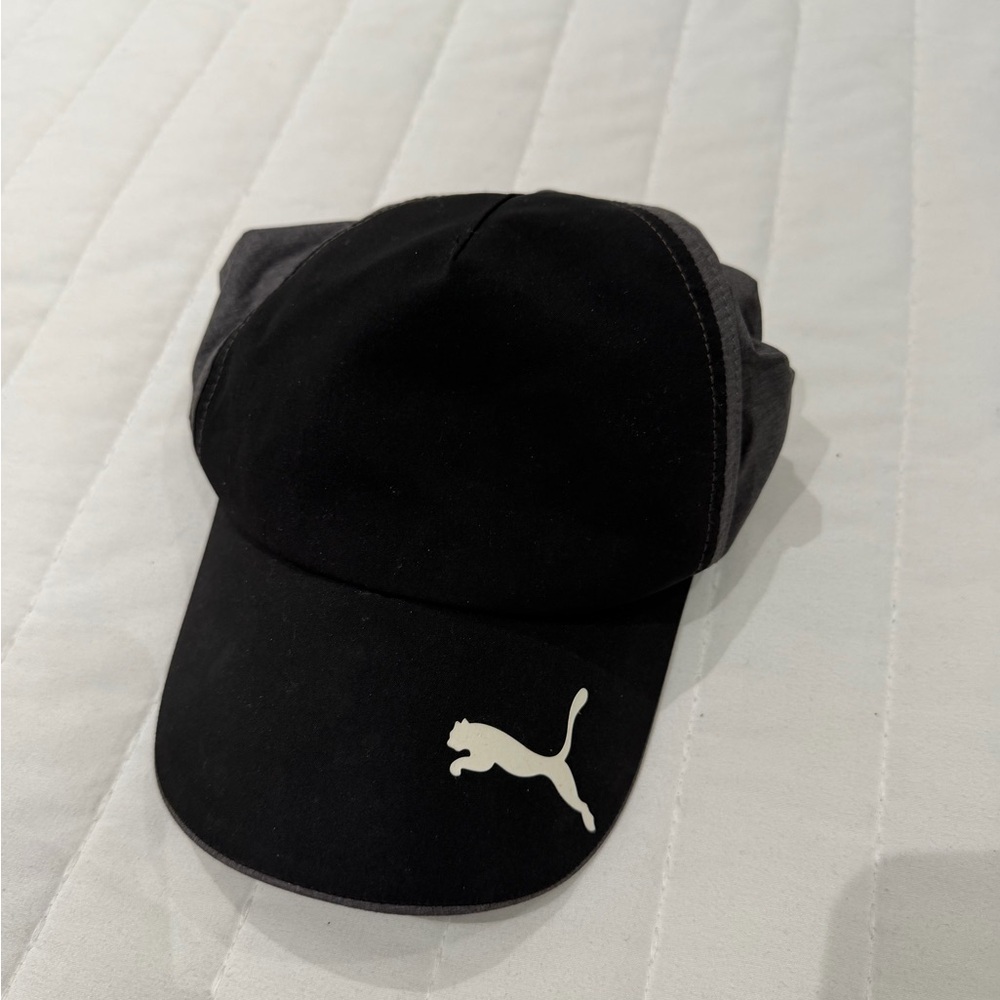 Puma Black and White Logo Cap